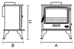 Gallery Tiger Cleanburn Wood Burning / Multi-Fuel Stove - Hotprice.co.uk